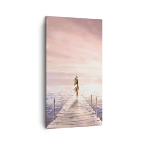 Impression sur toile - Image sur toile - A la lumière d'un rêve - 45x80 cm