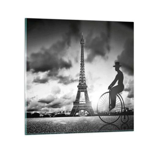 Impression sur verre - Image sur verre - Nostalgie de la Belle Epoque - 30x30 cm