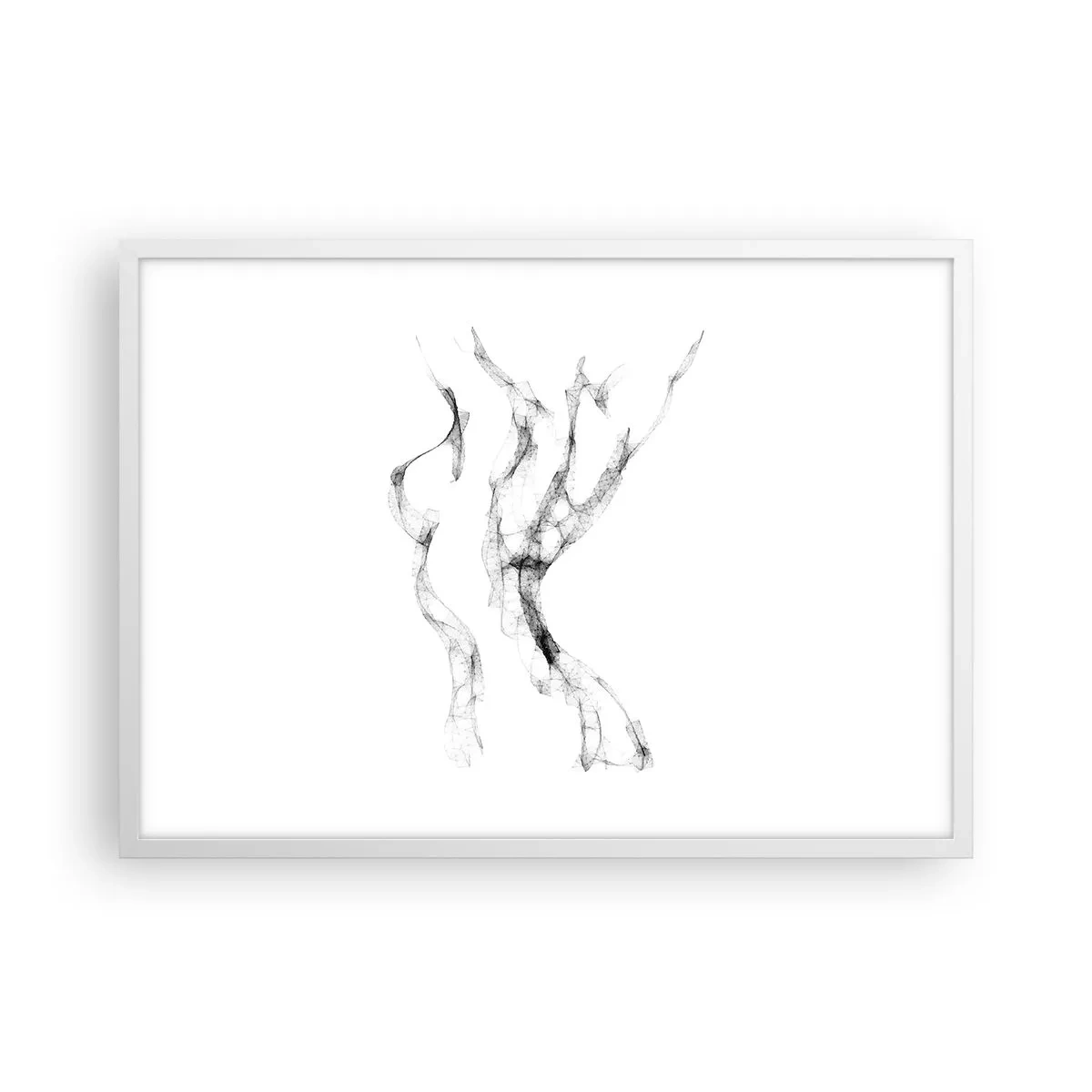 Affiche dans un cadre blanc - Poster - Belle et forte - 70x50 cm