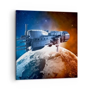 Impression sur toile - Image sur toile - Un observateur attentif - 50x50 cm