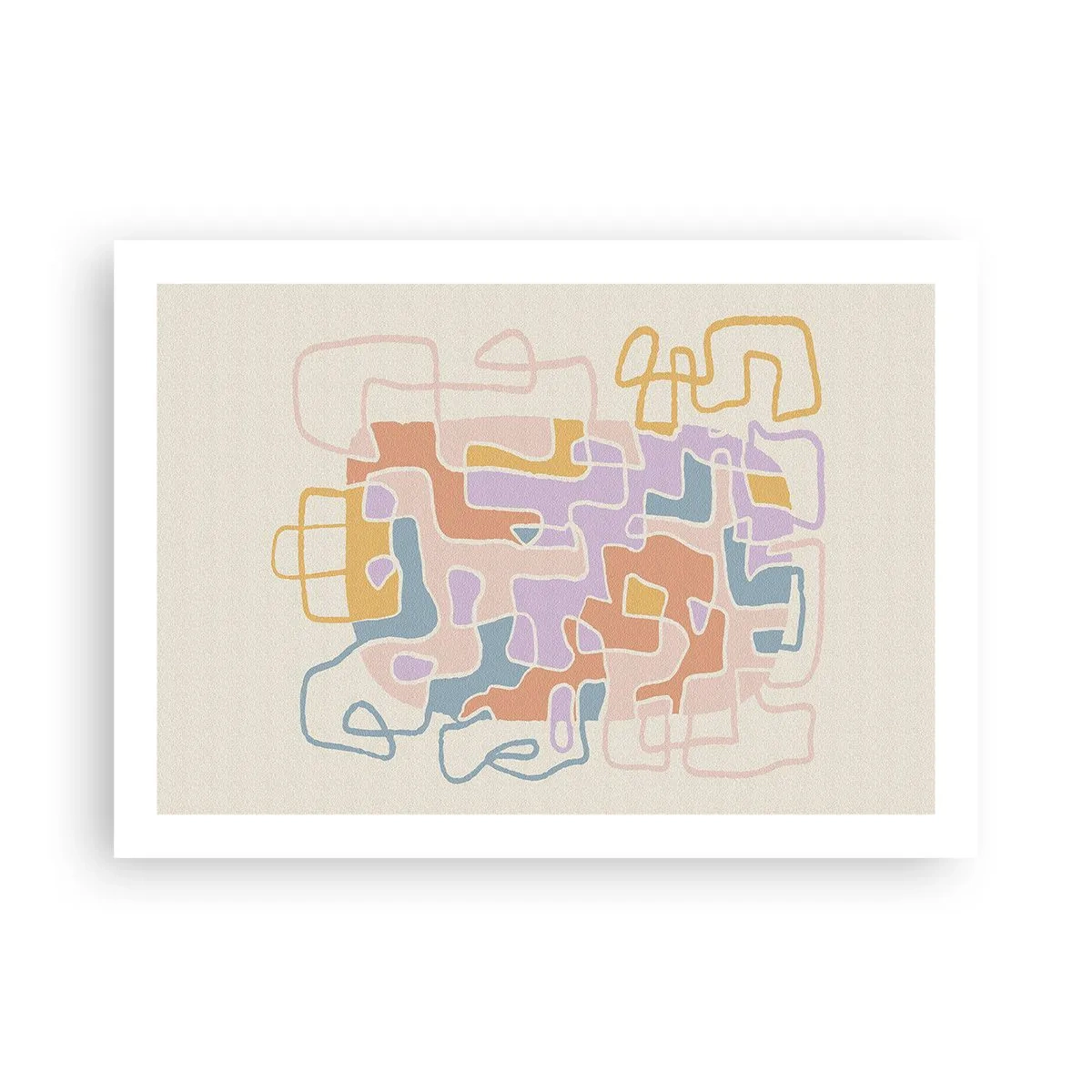Affiche - Poster - Labyrinthe – une aventure joyeuse - 70x50 cm