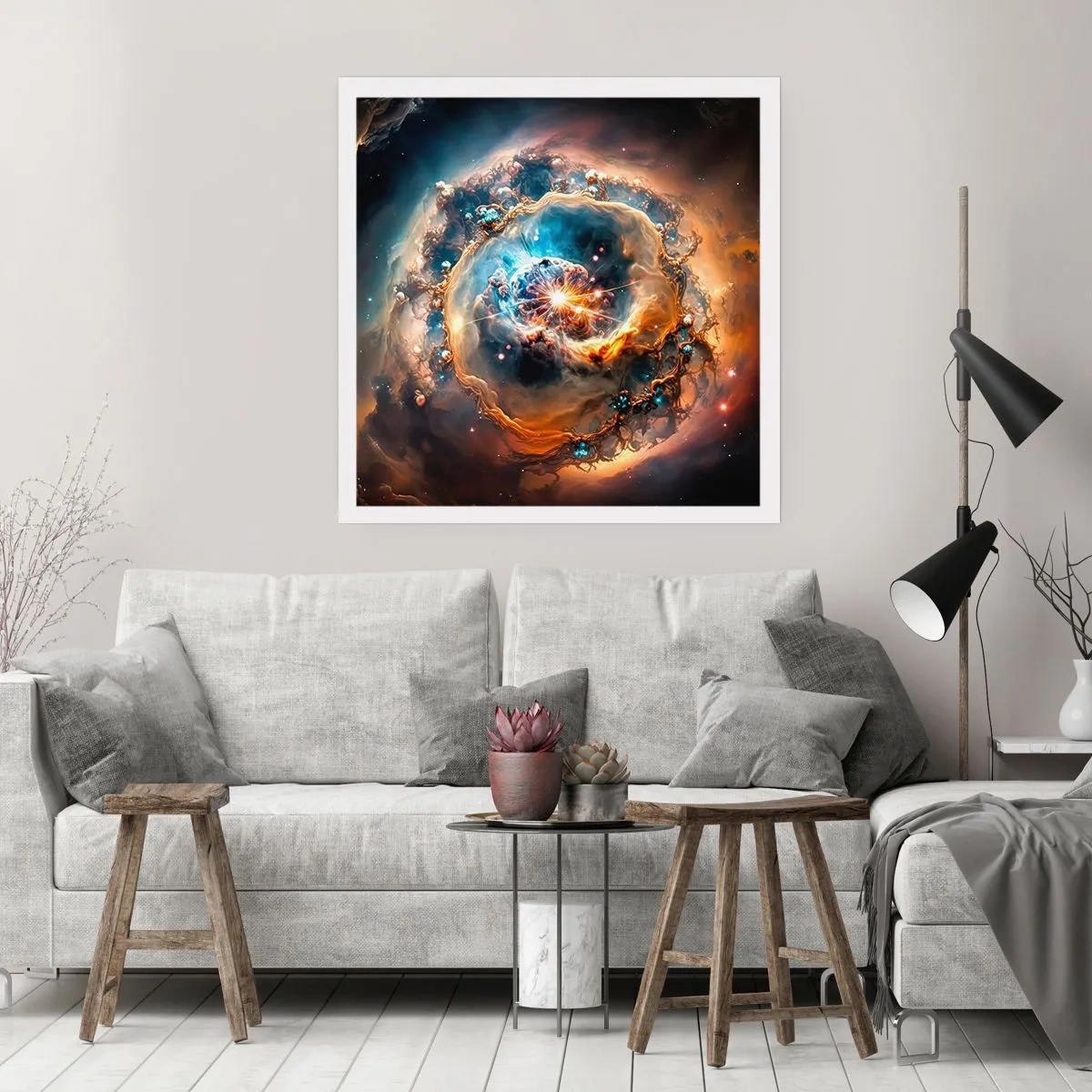 Affiche - Poster - Le début - 60x60 cm
