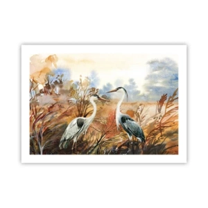 Affiche - Poster - Jusqu'où en automne ? - 70x50 cm