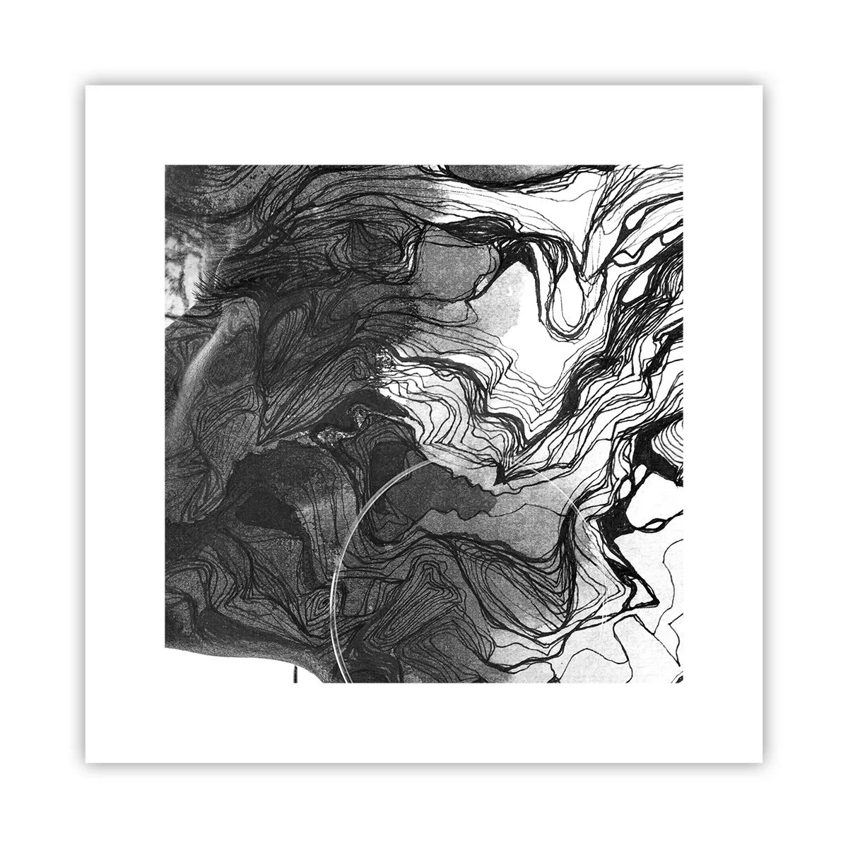 Affiche - Poster - Emmêlé dans les rêves - 30x30 cm