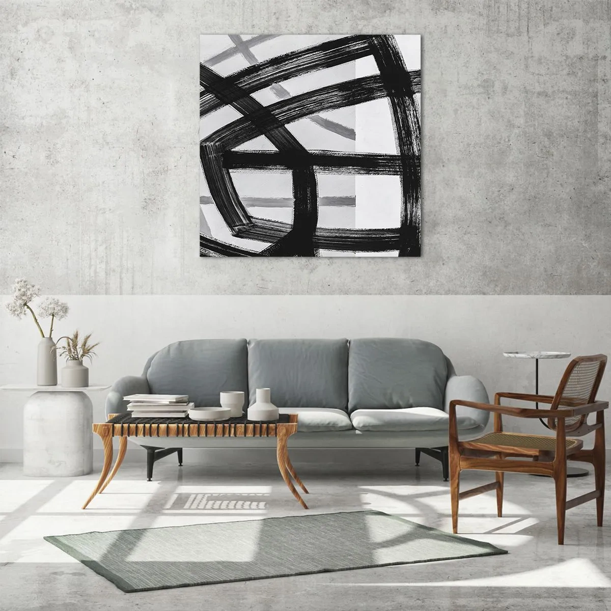 Impression sur verre - Image sur verre - Profondeur du bâtiment - 70x70 cm