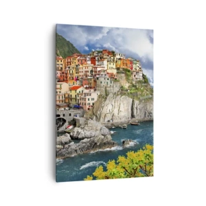 Impression sur toile - Image sur toile - Un groupe embrassant les rochers - 70x100 cm