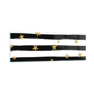 Impression sur verre - Image sur verre - Nous sommes tous nés sous une bonne étoile - 90x30 cm