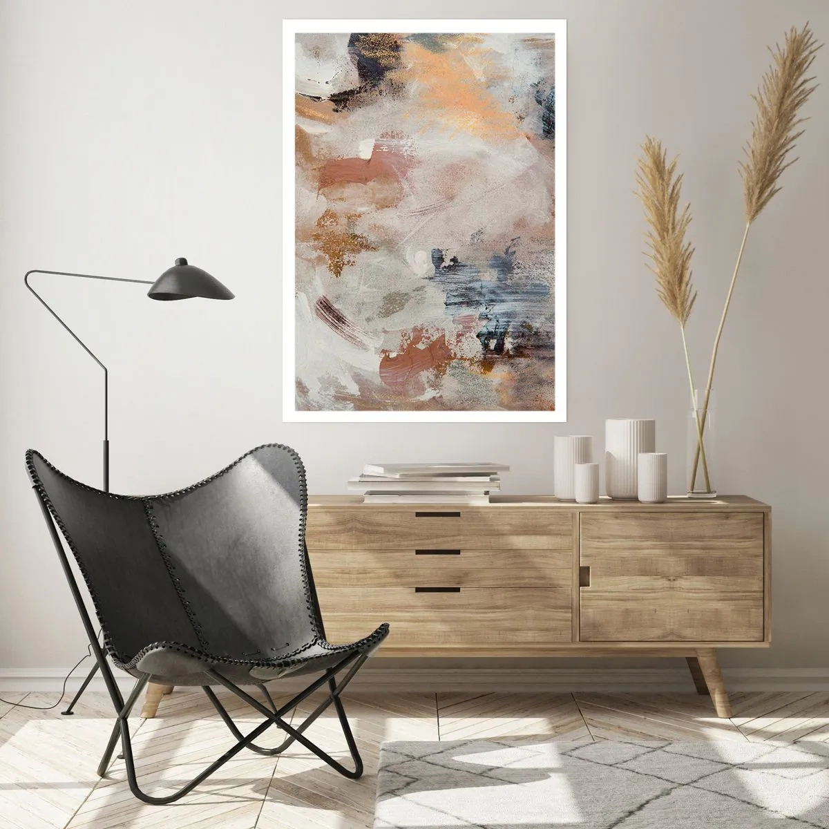 Affiche - Poster - Abstraction brumeuse - 70x100 cm