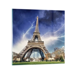 Impression sur verre - Image sur verre - Maître des tempêtes - 50x50 cm