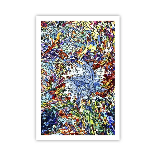 Affiche - Poster - Goutte de vitrail - 61x91 cm
