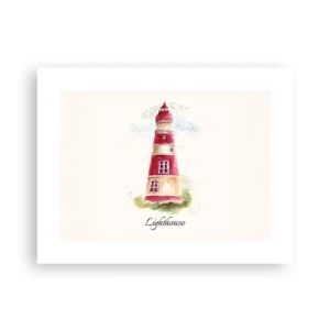 Affiche - Poster - Il y a toujours beau temps autour - 40x30 cm