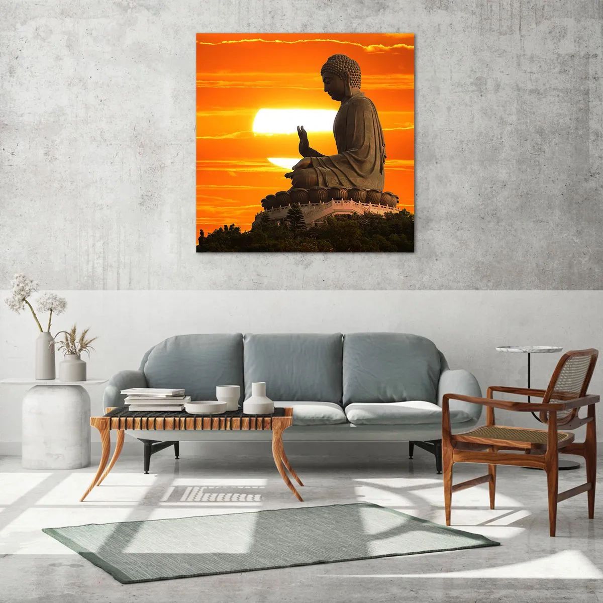 Impression sur verre - Image sur verre - Aucune peur du monde - 30x30 cm