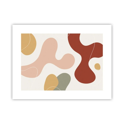 Affiche - Poster - Entrelac - 40x30 cm