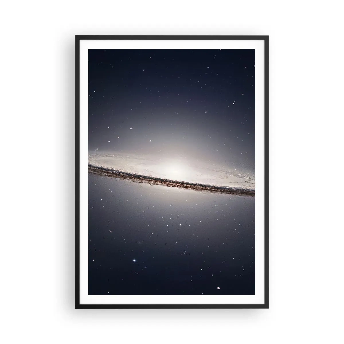 Affiche dans un cadre noir - Poster - Il y a bien longtemps, dans une galaxie très lointaine… - 70x100 cm