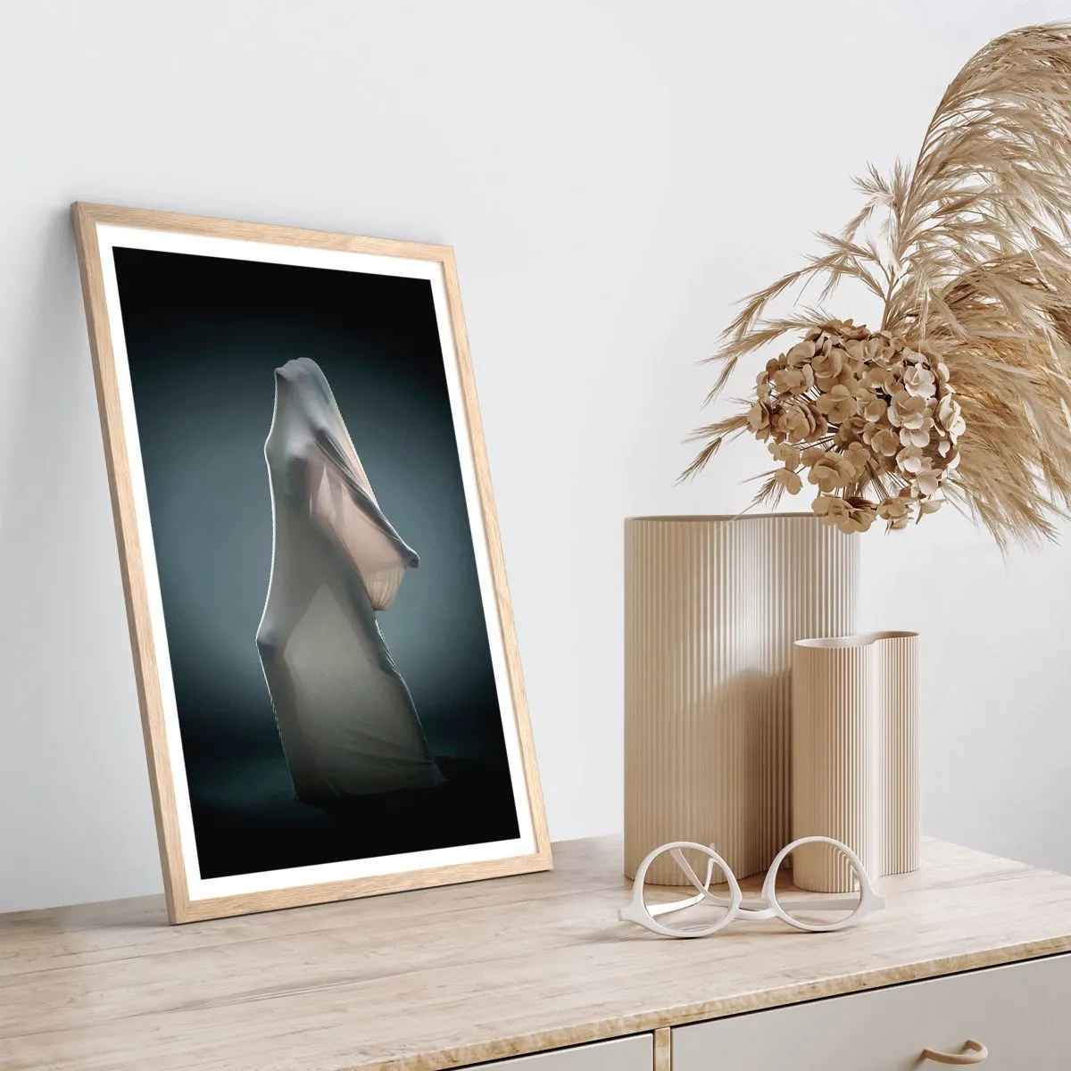 Affiche dans un chêne clair - Poster - Une soif secrète - 50x70 cm