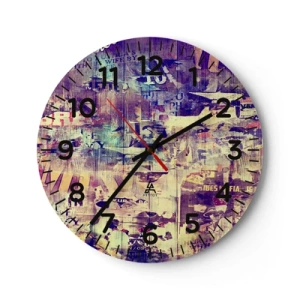 Horloge murale - Pendule murale - Et c'est tout ce qu'il y a à faire - 40x40 cm