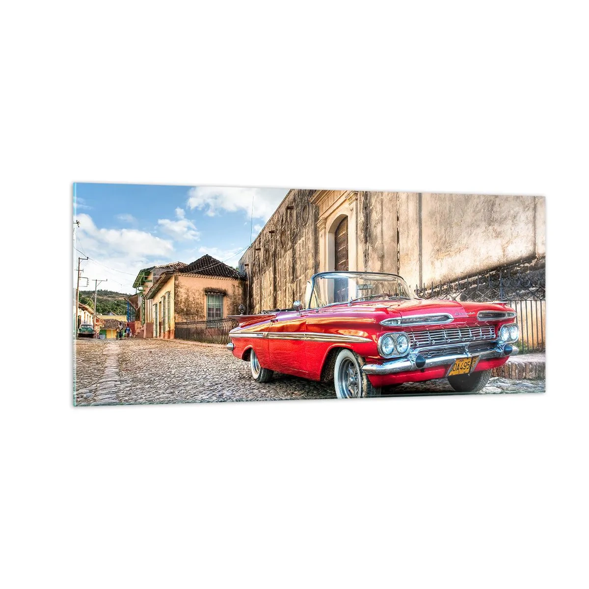 Impression sur verre - Image sur verre - Émotions cubaines - 100x40 cm