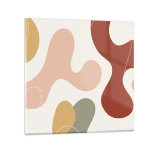 Impression sur verre - Image sur verre - Entrelac - 60x60 cm