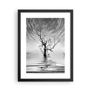 Affiche dans un cadre noir - Poster - La symphonie de la nature - 30x40 cm