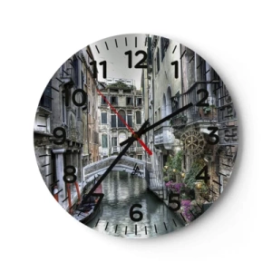 Horloge murale - Pendule murale - Pendant des siècles dans une réflexion silencieuse - 30x30 cm