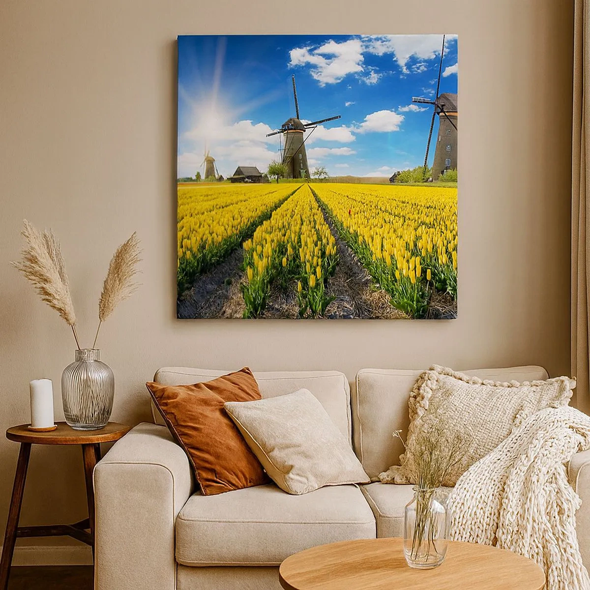 Impression sur toile - Image sur toile - Ça ne pourrait pas être plus hollandais - 30x30 cm