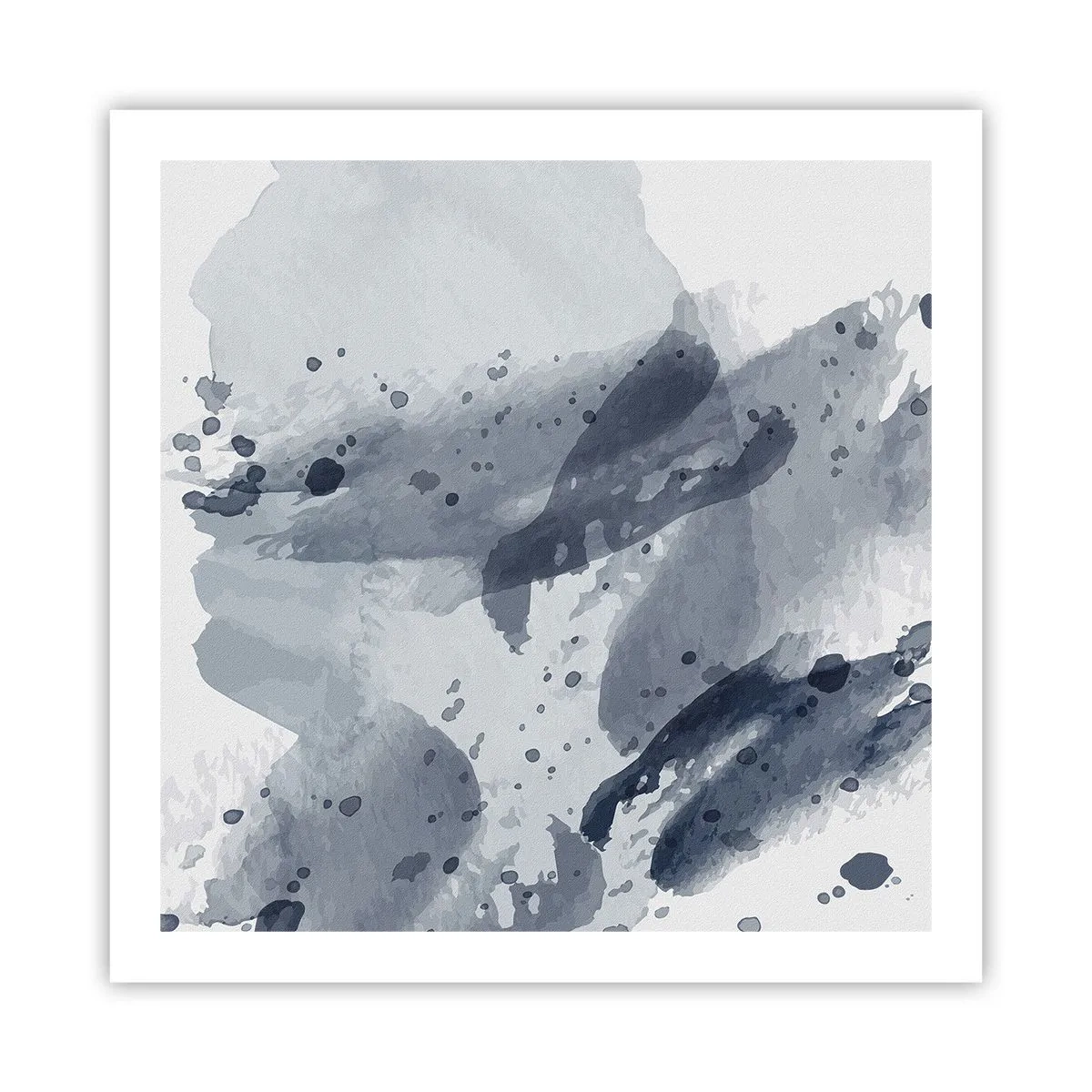 Affiche - Poster - Étude de la nature de l'eau - 60x60 cm