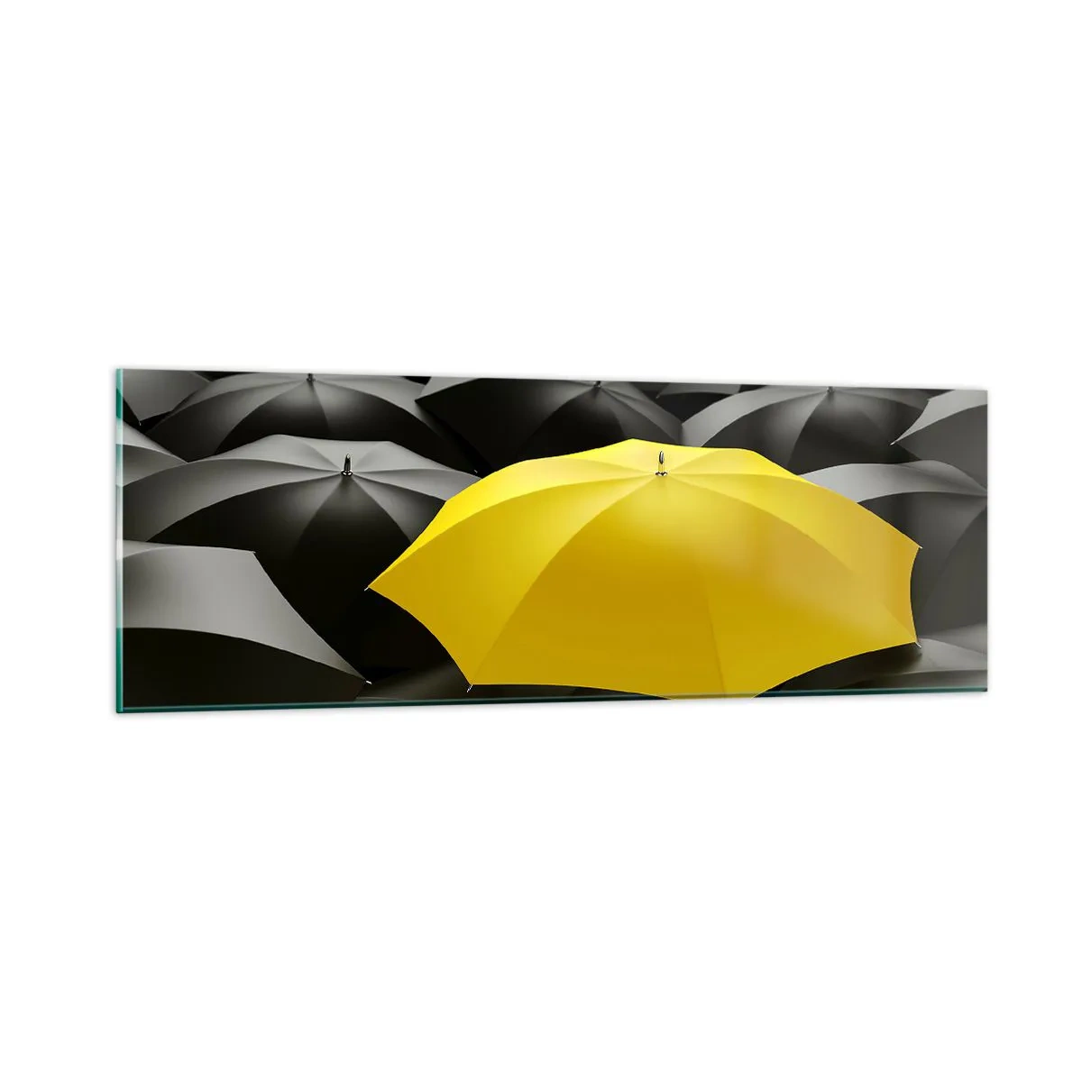 Impression sur verre - Image sur verre - Adieu chagrin - 90x30 cm
