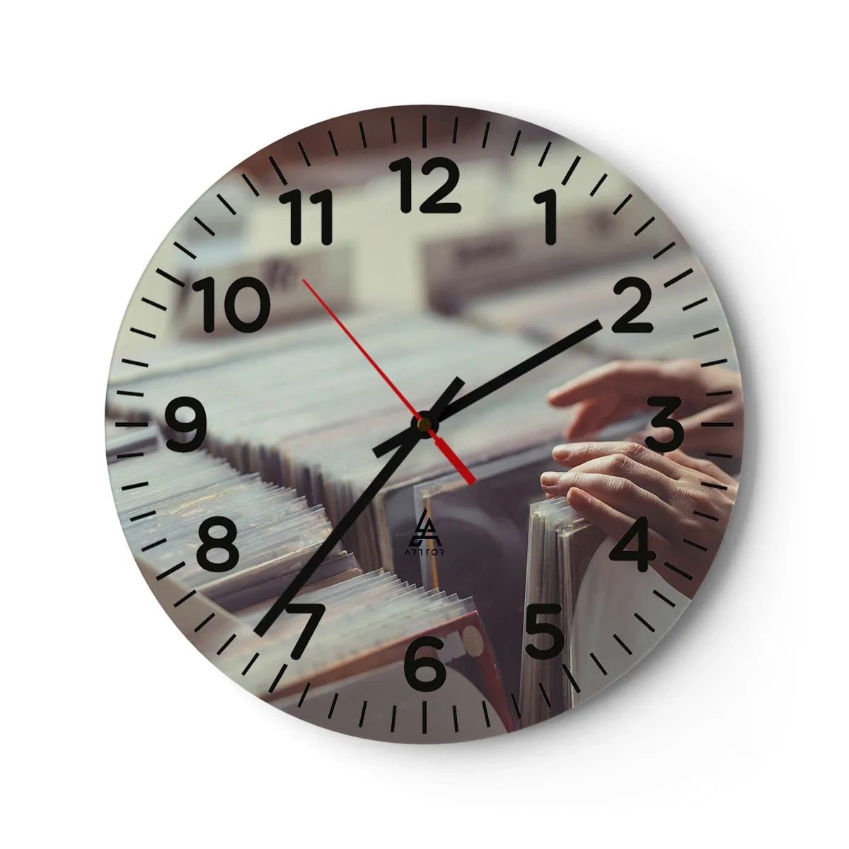 Horloge murale - Pendule murale - A la recherche d'émotions - 30x30 cm