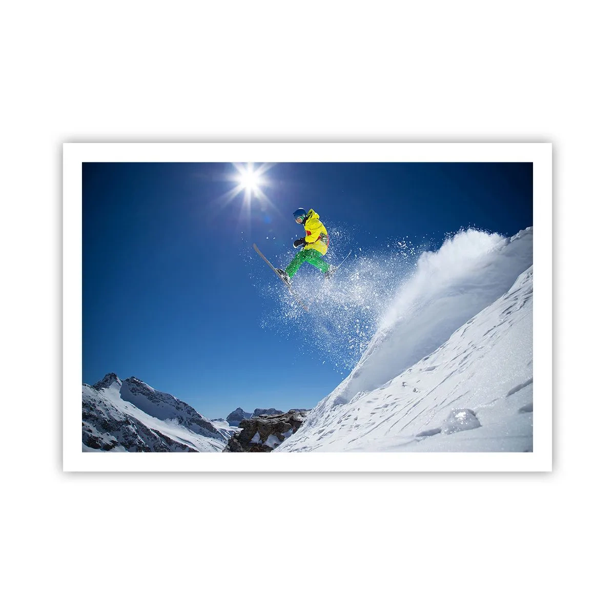 Affiche - Poster - Danse avec les montagnes - 91x61 cm