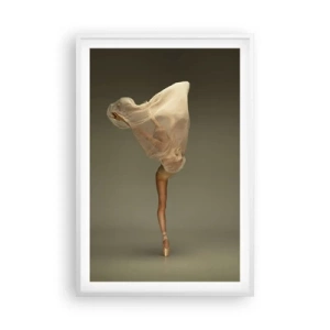 Affiche dans un cadre blanc - Poster - Il va bientôt s'envoler - 61x91 cm