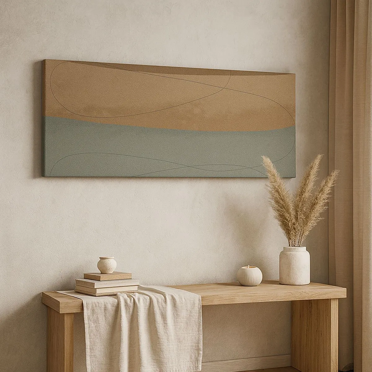 Impression sur toile - Image sur toile - Composition horizontale - 100x40 cm