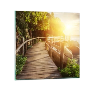 Impression sur verre - Image sur verre - Un autre tour, un autre miracle - 30x30 cm