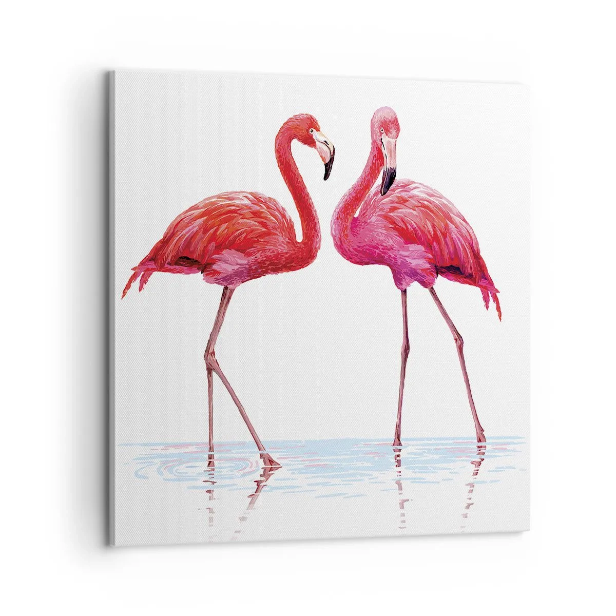 Impression sur toile - Image sur toile - Rendez-vous rose - 60x60 cm