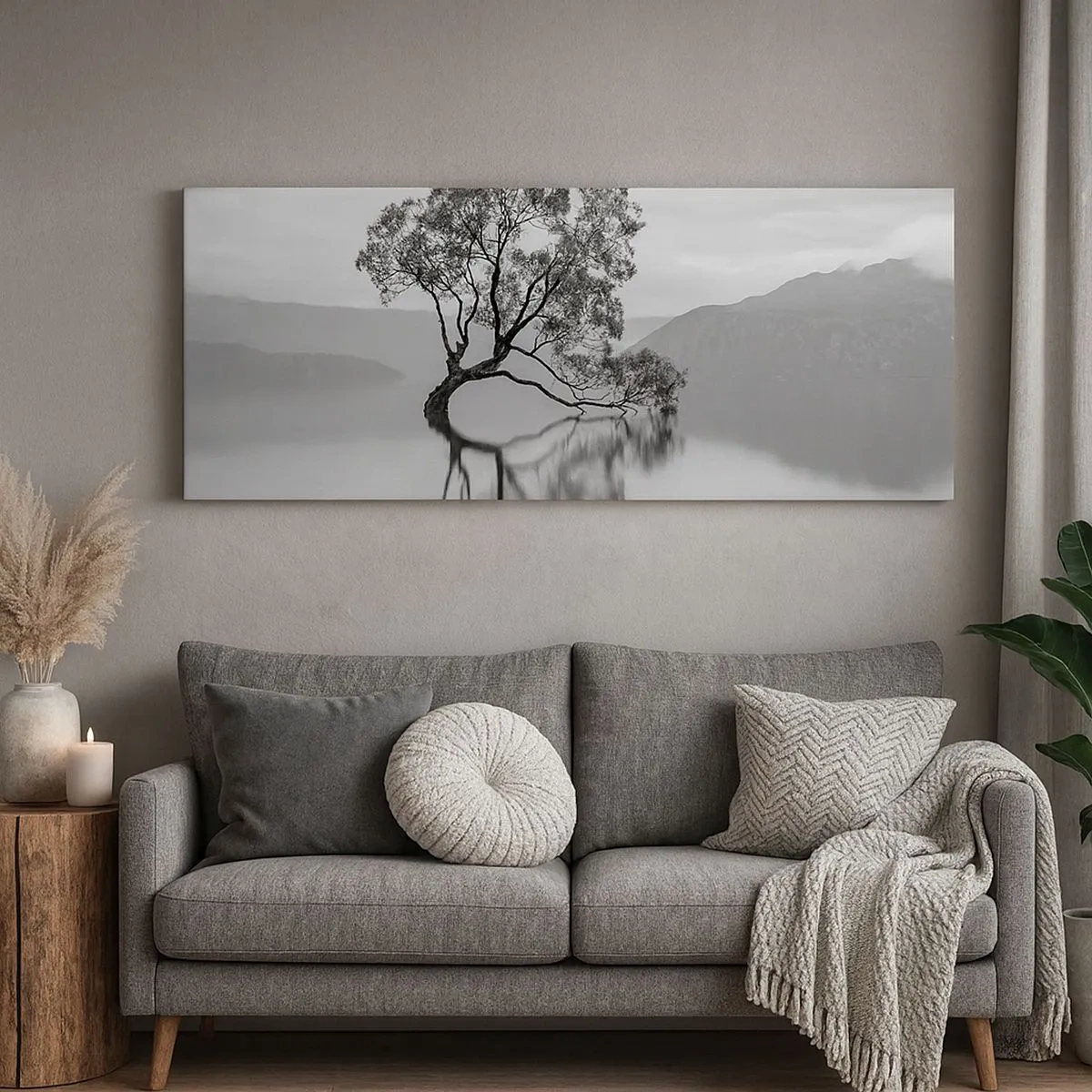 Impression sur toile - Image sur toile - Un tel pays existe - 100x40 cm