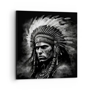 Impression sur toile - Image sur toile - Un leader et un guerrier - 70x70 cm
