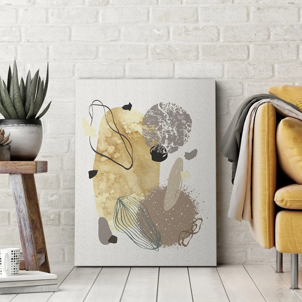 Impression sur toile - Image sur toile - Plumcologie appliquée - 45x80 cm