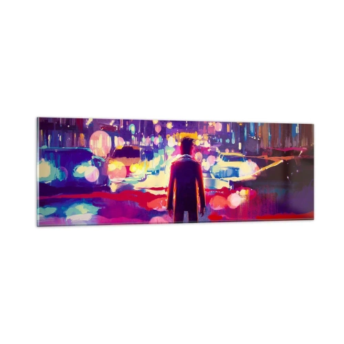 Impression sur verre - Image sur verre - Immergé dans la lumière - 90x30 cm