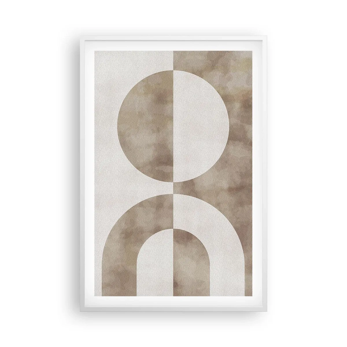 Affiche dans un cadre blanc - Poster - Similitudes et différences - 61x91 cm