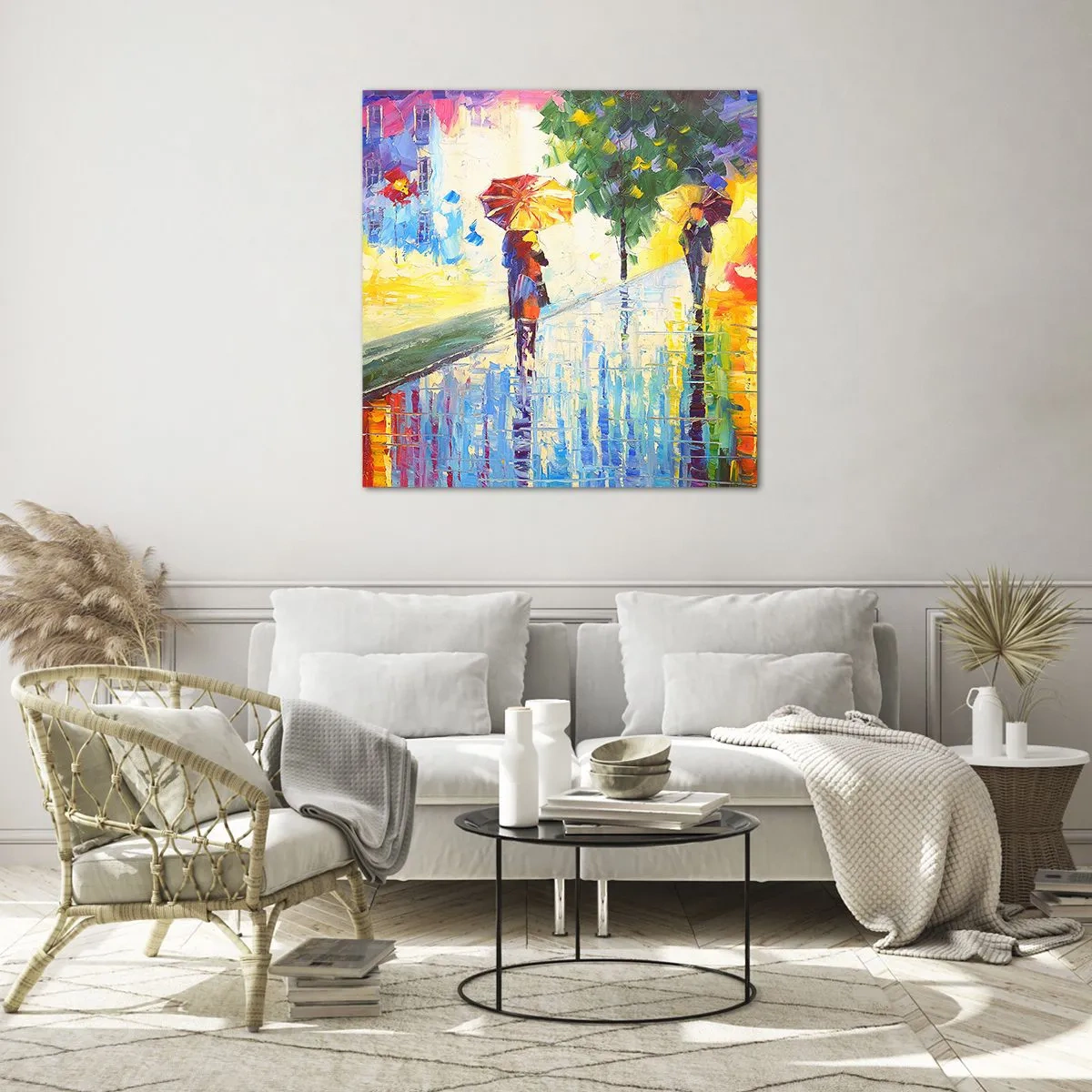 Impression sur verre - Image sur verre - Et tout est clair - 60x60 cm