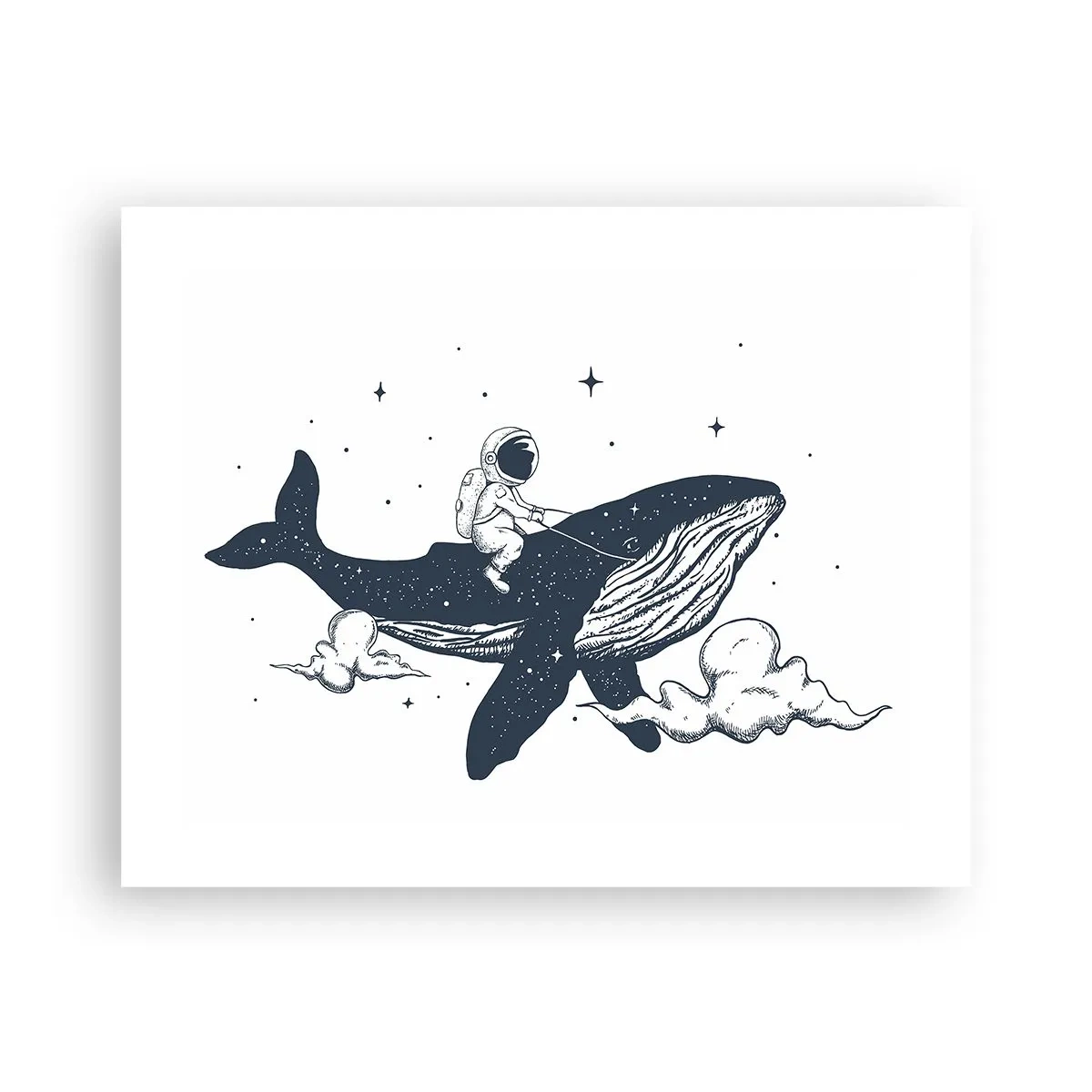 Affiche - Poster - Aventure spatiale - 50x40 cm