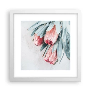 Affiche dans un cadre blanc - Poster - Honte de leur propre beauté - 30x30 cm