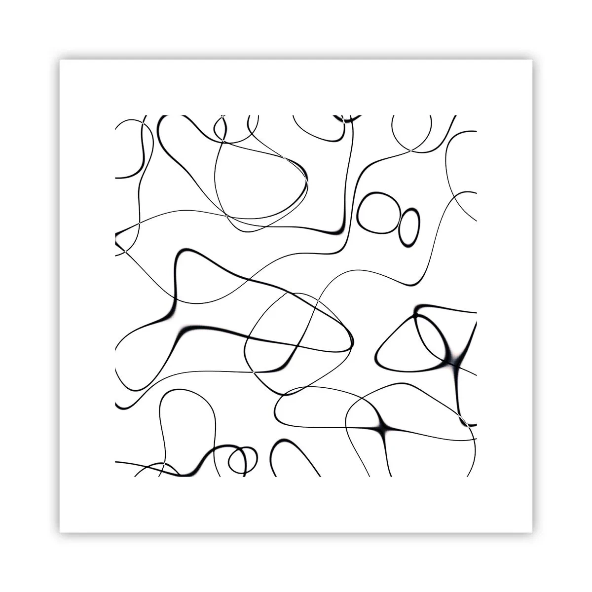 Affiche - Poster - Le chemin de la vie, les voies du hasard - 30x30 cm