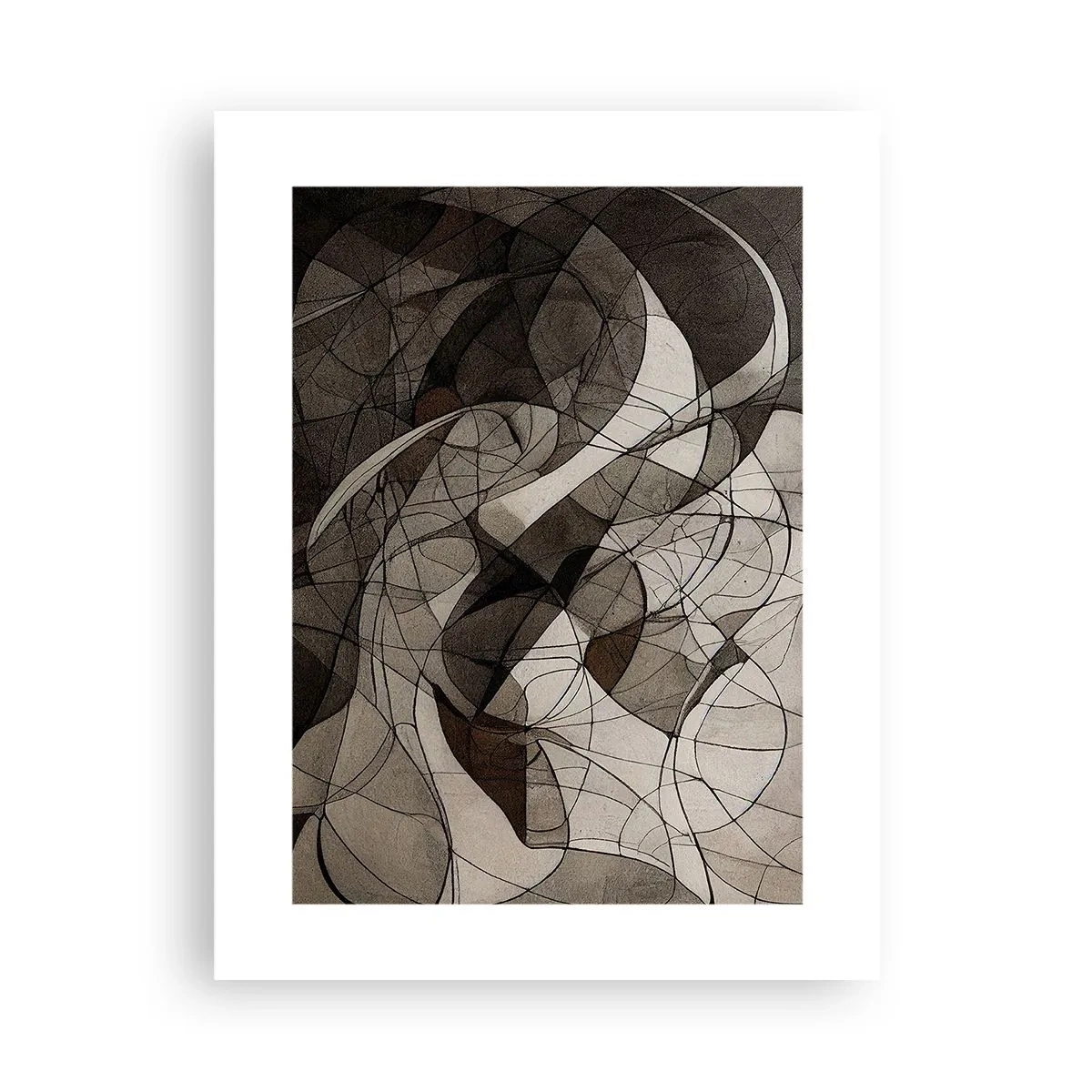 Affiche - Poster - Circulation des couleurs de la terre - 30x40 cm