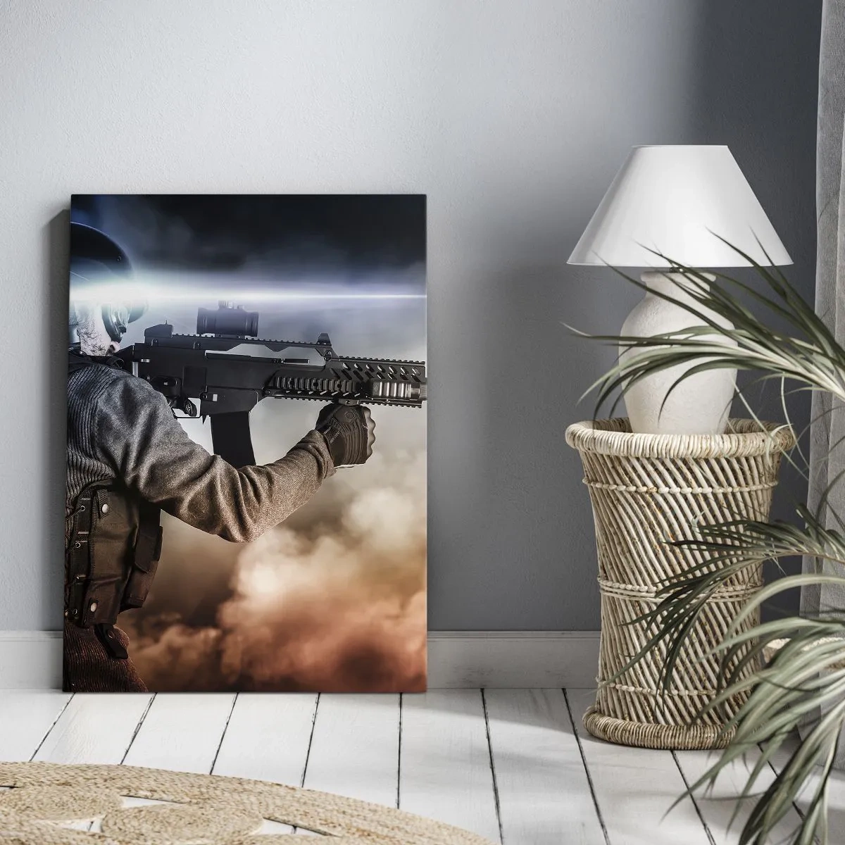 Impression sur toile - Image sur toile - Tout simplement un héros - 55x100 cm