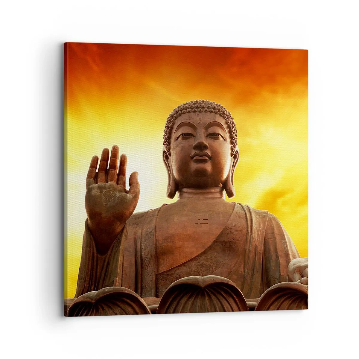 Impression sur toile - Image sur toile - La paix du monde - 70x70 cm