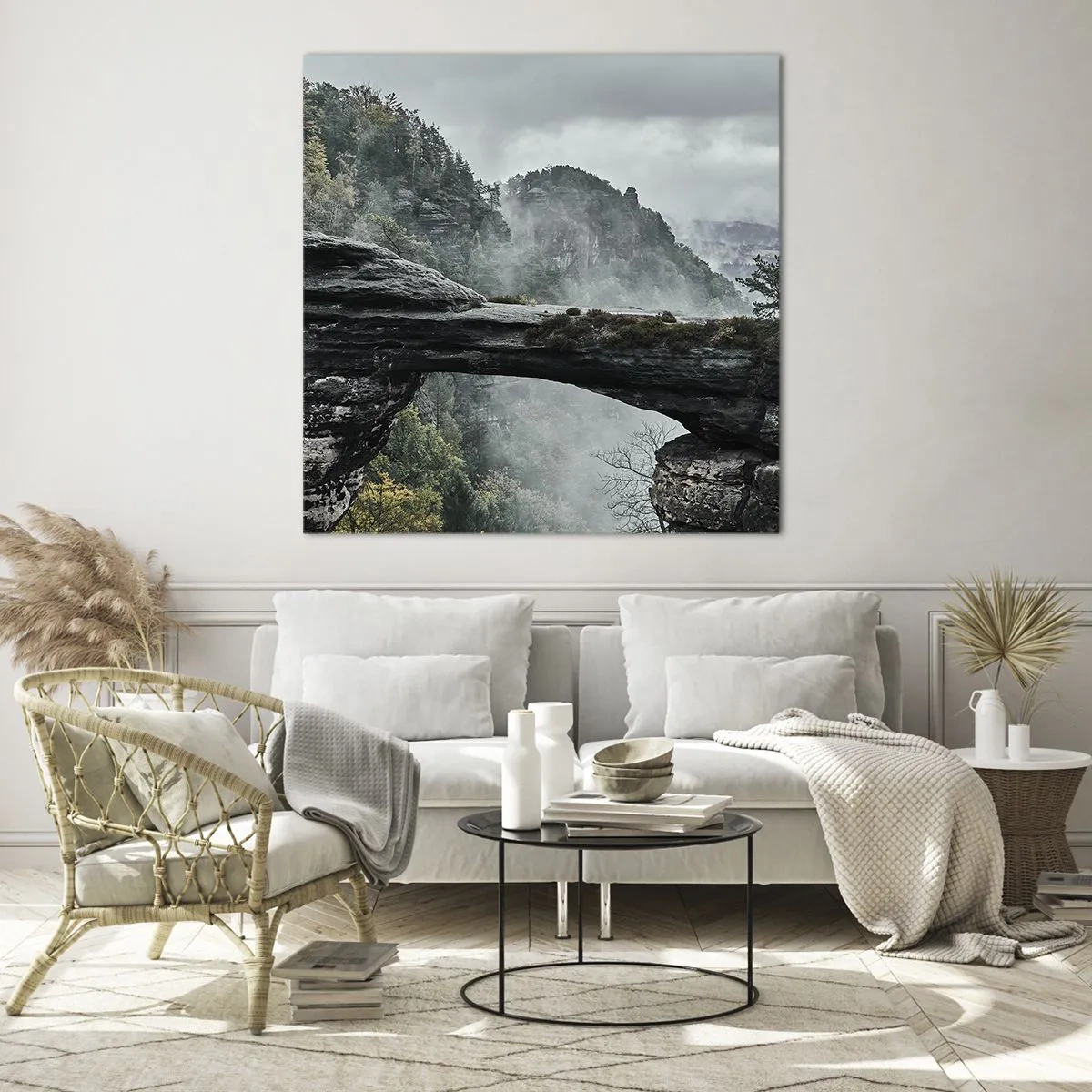 Impression sur verre - Image sur verre - L'aventure est sur le point de commencer - 50x50 cm