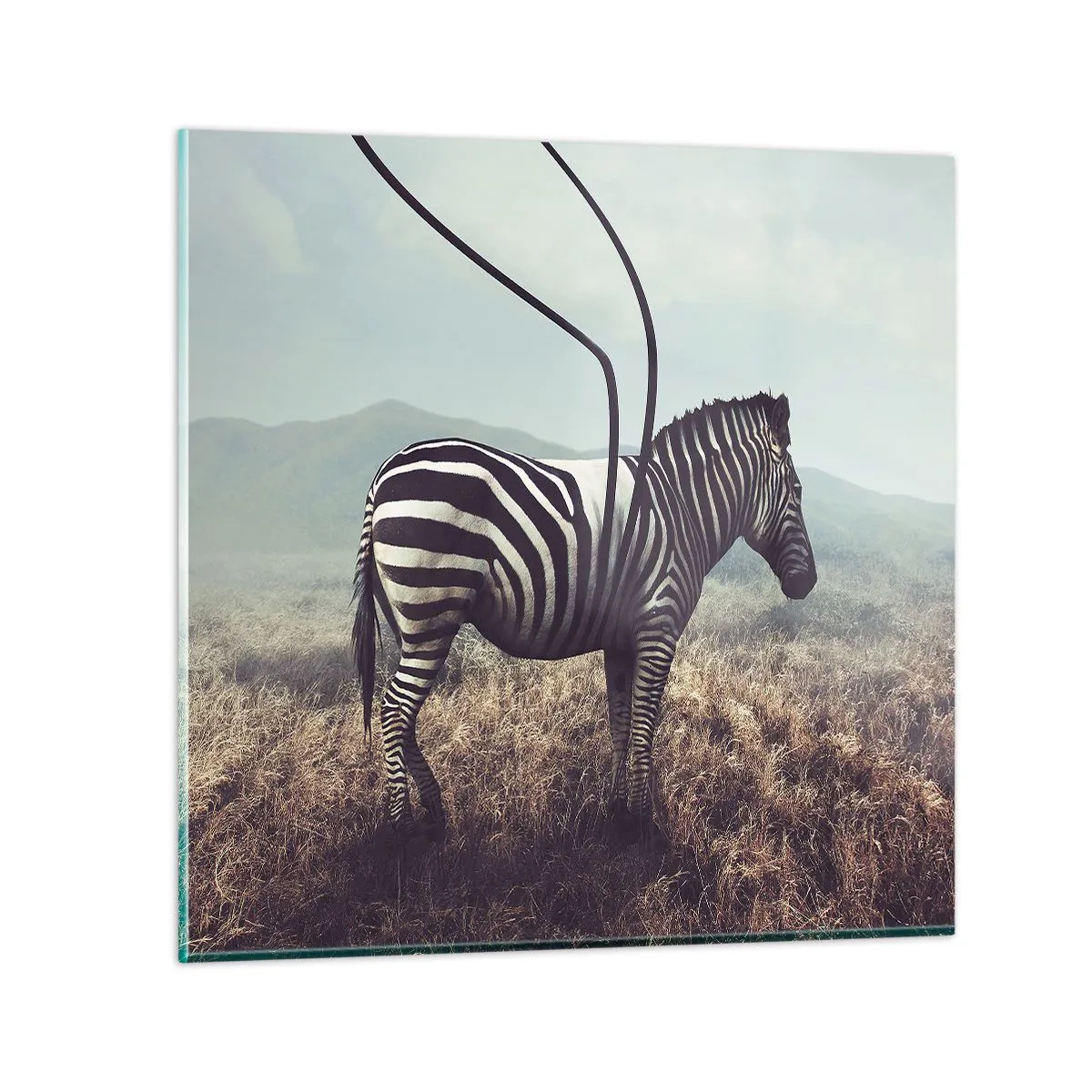 Impression sur verre - Image sur verre - Attention! Malfaçon - 60x60 cm