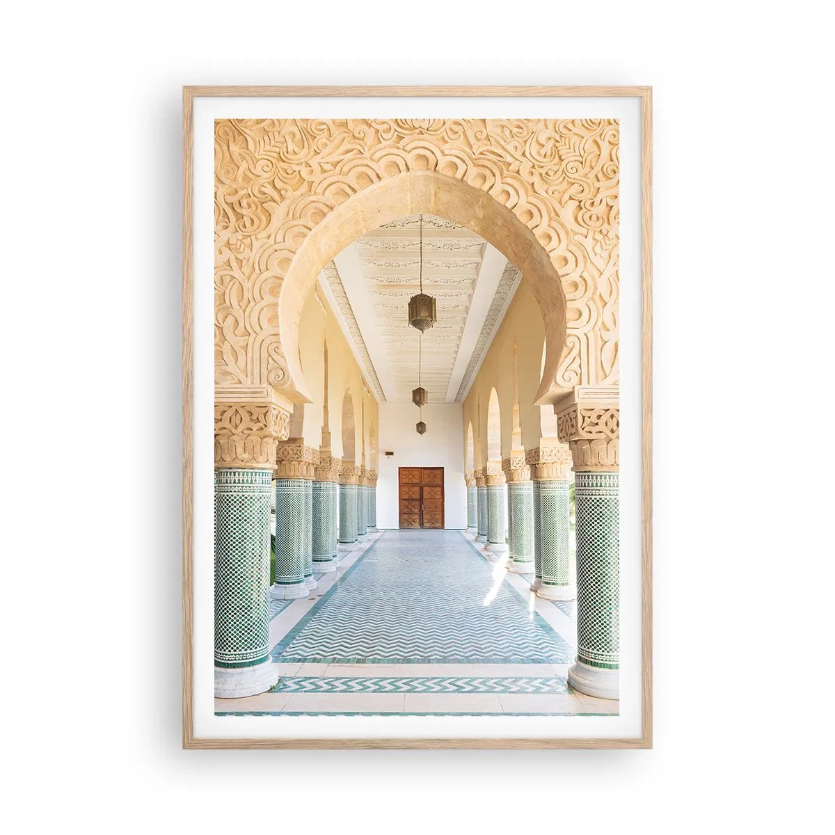 Affiche dans un chêne clair - Poster - D'après les histoires de Shéhérazade - 70x100 cm