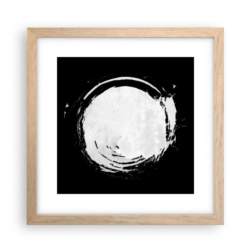 Affiche dans un chêne clair - Poster - Belle sortie - 30x30 cm