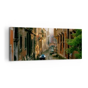 Impression sur toile - Image sur toile - Dans une ruelle vénitienne - 100x40 cm